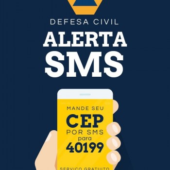 Cadastro no SMS 40199 fortalece a prevenção e salva vidas