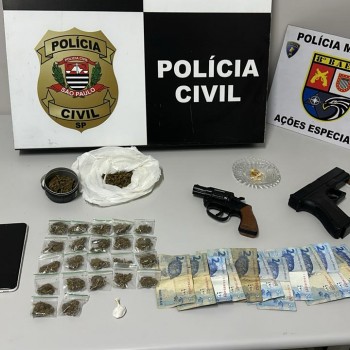Polícia Civil cumpre mandado de busca em Tarabai e prende acusado por tráfico