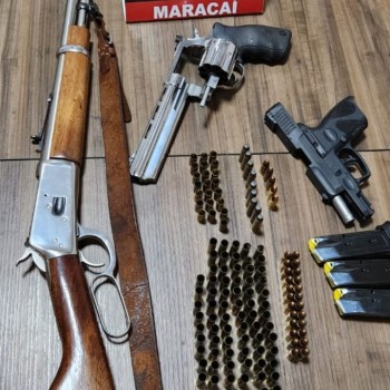 Polícia Civil cumpre mandado de busca e apreende armas de fogo