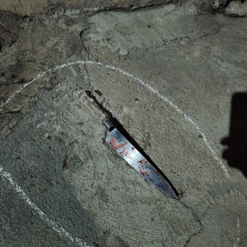 Policial militar rechaça ataque e atira em agressor armado com duas facas