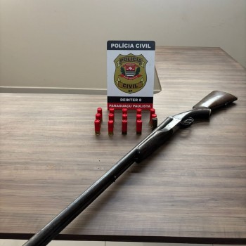 Polícia Civil prende em flagrante homem por posse irregular de arma de fogo