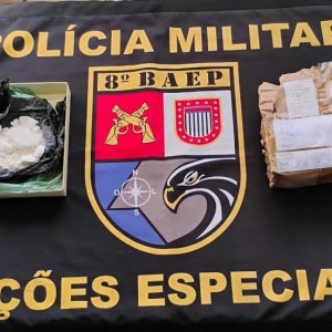 BAEP apreende cocaína enviada por encomenda em residência de Prudente